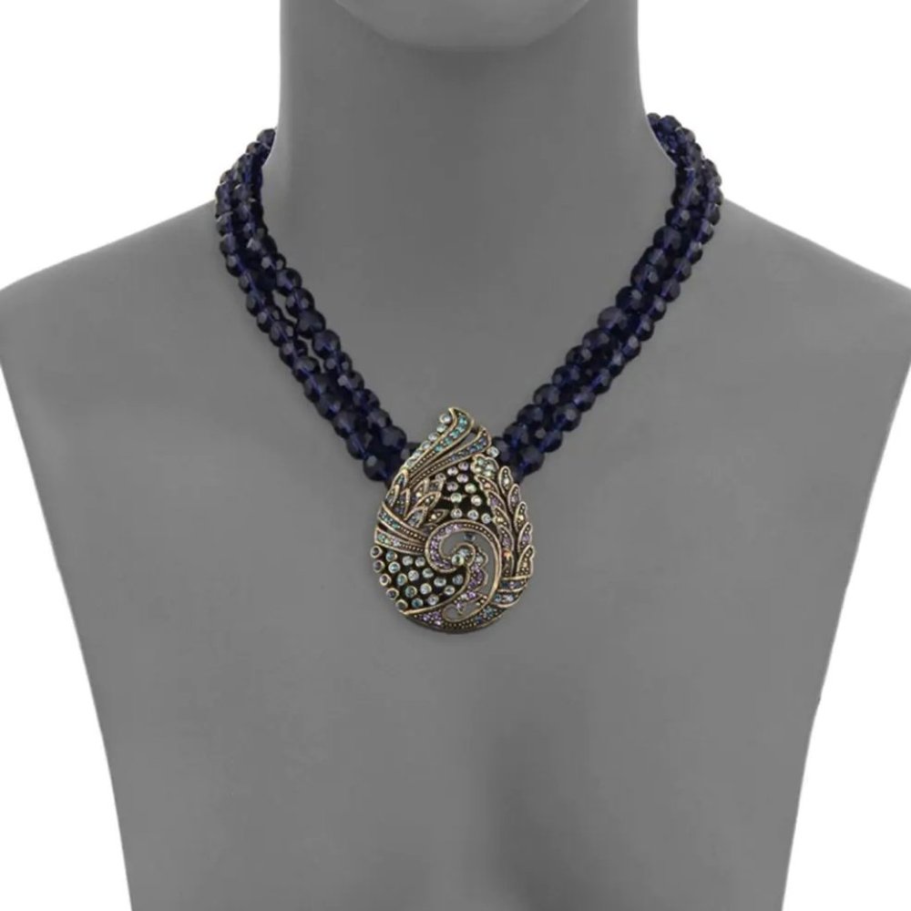 Heidi Daus Paisley Necklace NWT
